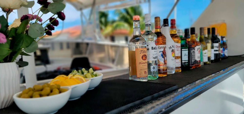 Book a yacht for luxury amenities for your bachelor party in Miami.