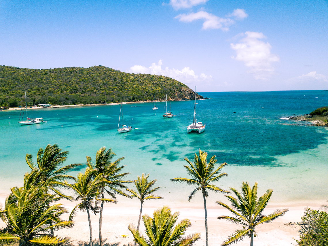 Mayreau beach in St. Vincent and the Grenadines - Luxury Yacht Charter Destination