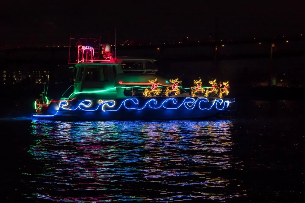 Winterfest Boat Parade in fort lauderdale