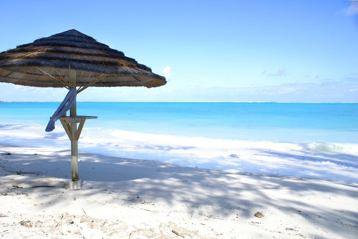 a virgin beach in Turks and Caicos - Luxury Yacht Charter Destination